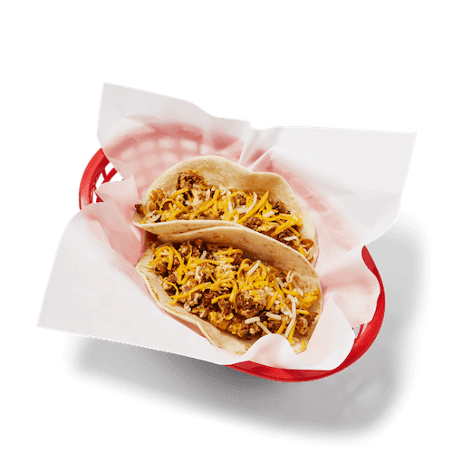 Chorizo, Egg & Cheese Taco